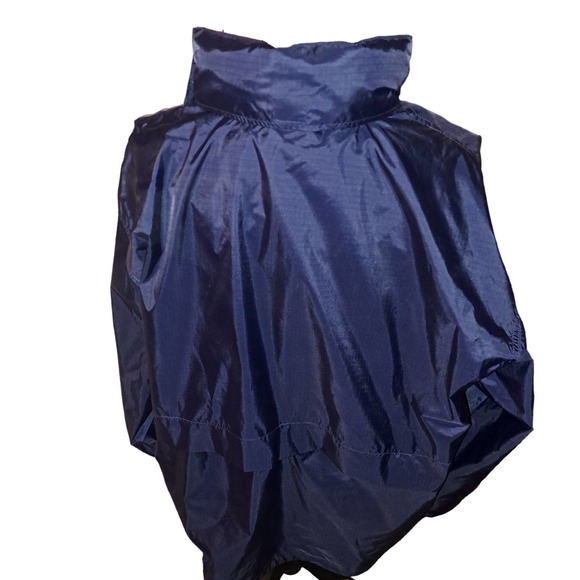 NEW Size Large Mickey Mouse Navy Blue Windbreaker with tuck in hood - Picture 5 of 10